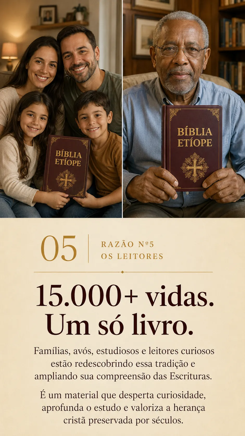 Razão nº 5: os leitores
